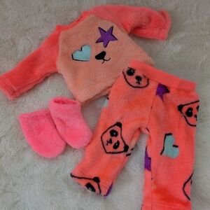 18" Doll PJ Set With Socks